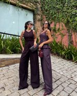 Calça Alfaiataria Ravena - Marrom