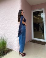Blusa Franjas Sauípe - Marinho