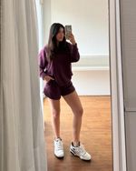 Shorts Moletom Quinn - Roxo