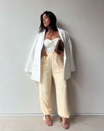 Calça Aria - Amarelo Manteiga
