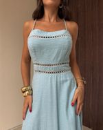 Vestido Longo Shinta - Azul