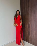 Vestido Longo Riviera - Vermelho