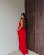 Vestido Longo Riviera - Vermelho