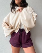 Shorts Moletom Quinn - Roxo