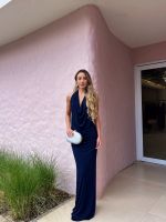 Vestido Longo Azaya - Marinho