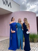 Vestido Longo Floratta - Azul
