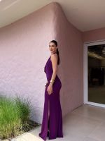 Vestido Longo Azaya - Uva