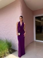 Vestido Longo Azaya - Uva