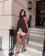 Blusa Loirée - Marrom