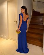 Vestido Longo Floratta - Azul