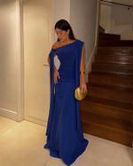 Vestido Longo Floratta - Azul