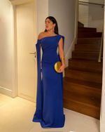 Vestido Longo Floratta - Azul