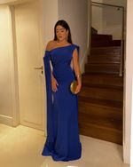 Vestido Longo Floratta - Azul