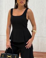 Calça Oxford - Preto