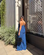 Calça Pantalona Witney - Azul