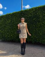 Vestido Colete Ivy - Bege