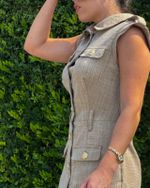 Vestido Colete Ivy - Bege