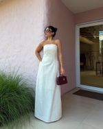 Vestido Longo Riscatto - Cru