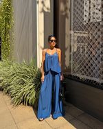 Calça Pantalona Witney - Azul