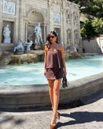 Shorts Saia Yara - Marrom