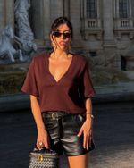 Camiseta York - Marrom
