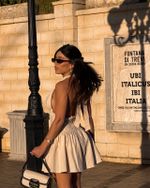 Vestido Curto Dahlia - Marfim