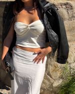 Saia Longa Serena - Branco