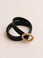 Cinto Valen Dourado - Preto