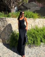 Vestido Longo Capilla - Preto