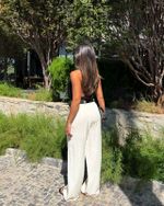Calça Pantalona Marea - Amarelo Manteiga