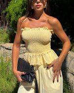 Blusa Lastex Marena - Amarelo