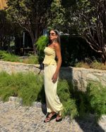 Blusa Lastex Marena - Amarelo