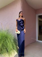 Vestido Longo Amelisse - Marinho