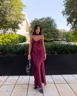Vestido Venus - Vinho