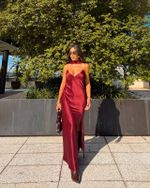 Vestido Venus - Vinho