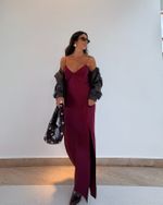 Vestido Venus - Vinho
