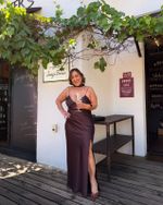 Vestido Venus - Marrom