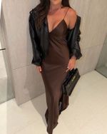 Vestido Venus - Marrom