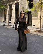 Saia Renda Elowen - Preto