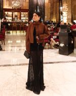 Saia Renda Elowen - Preto