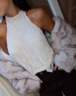 Blusa Frente Única Elowen - Marfim