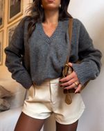 Blusa Tricot Langford - Cinza