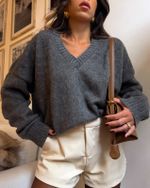 Blusa Tricot Langford - Cinza