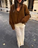 Blusa Tricot Langford - Marrom