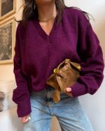 Blusa Tricot Langford - Roxo