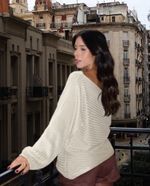 Blusa Tricot Clover - Off