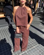Blusa Suede Fawn - Marrom