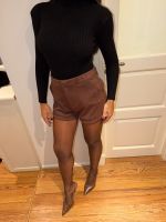 Shorts Suede Fawn - Café