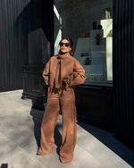 Calça Suede Fawn - Caramelo