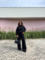 Blusa Moletom Kin - Preto